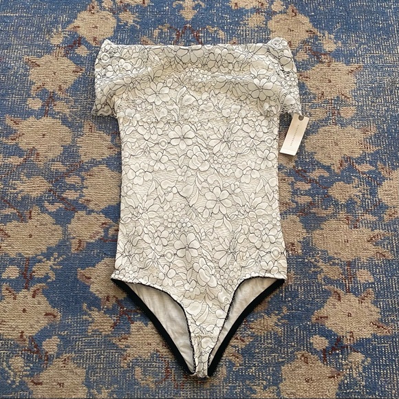 NWT Anthropologie Madalynne Intimates Maeve Bodysuit S - Picture 3 of 3